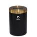 Glaro, Inc. Trash Can Stainless Steel in Black/Yellow | 30 H x 20 W x 20 D in | Wayfair P2042BK-BE-P2