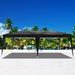 Ktaxon 20 Ft. W x 10 Ft. D Steel Pop-Up Canopy w/ Four 10 FT. Windows & Two 10 FT. Doors /Soft-top in Black | 100 H x 240 W x 120 D in | Wayfair