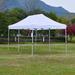 Outsunny 20 Ft. W x 10 Ft. D Aluminum Pop-up Canopy Aluminum/Metal/Soft-top in Gray/White | 129.6 H x 236.4 W x 117.6 D in | Wayfair 84C-249