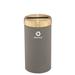 Glaro, Inc. Trash Can Stainless Steel in Gray/Yellow | 30 H x 15 W x 15 D in | Wayfair P1542NK-BE-P5