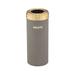 Glaro, Inc. Trash Can Stainless Steel in Gray/Yellow | 30 H x 12 W x 12 D in | Wayfair W1242NK-BE-W4