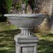Campania International Fonthill Pedestal Cast Stone Urn Planter Concrete in Gray/White/Blue | 54 H x 47 W x 47 D in | Wayfair PPD-712-AS