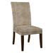 Hekman Jenny Side Chair Faux Leather/Upholstered/Velvet/Fabric in Red/Brown | 40 H x 19.5 W x 25.75 D in | Wayfair 72771000-091F