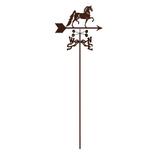 Charlton Home® Isak Saddlebred Horse Weathervane Metal/Steel in Brown/Gray | 28 H x 21 W x 9 D in | Wayfair 34EDA4D651FF4FF191FA546FB68865F2