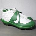 Nike Shoes | Nike Force Zoom Trout 6 Pro Metal Baseball Cleats | Color: Green/White | Size: 11.5