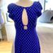 Free People Dresses | Free People Cut Out Shift Dress | Color: Blue | Size: 6