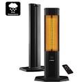 PhÃ¶nix PCH-2000S Infrared Carbon Floor Heater with Remote Control, Patio Heater, for Indoor Use, 2000 Watts, Cover, Thermostat, 3 Levels and Timer