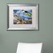 Trademark Fine Art Sealife by Jenny Newland - Picture Frame Print on Canvas Canvas, Wood | 19.5 H x 23.5 W x 1.25 D in | Wayfair ALI1997-S1620MF