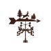 Millwood Pines Tani Jumping Deer Weathervane Metal/Steel in Brown/Gray | 28 H x 21 W x 9 D in | Wayfair BC5EE3BCD50844119476FA6F621FB543