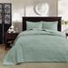 Quebec 100% Polyester Solid Reversible Bedspread Set - Madison Park MP13-6445