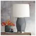 Pacific Coast Lighting Dendren 20 1/2" Gray Geometric Base Table Lamp