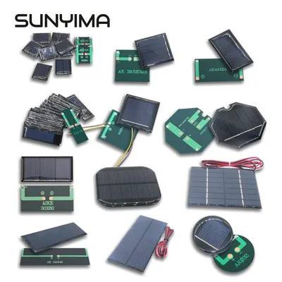 StalYIMA-Panneaux solaires polycristallins chargeur de batterie livraison directe 1V 2V 3V 5V