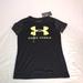 Under Armour Shirts | Nwt Under Armour Logo Heatgear Shirt Size Small | Color: Gray/Yellow | Size: S