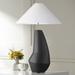 Kelly Wearstler Contour 31 1/2" LED Coal Black Modern Ceramic Lamp