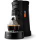 Philips Domestic Appliances Senseo Select CSA240/60 Kaffeepadmaschine - Kaffeestärkewahl Plus, Memo-Funktion, Aus Recyceltem Plastik, 0.9 Liter, Schwarz