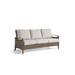 Three Posts™ Courson 74" Wide Outdoor Teak Patio Sofa w/ Cushions Wood/All | 31 H x 74 W x 36 D in | Wayfair E32EE9C774ED4487A81DAD482A28E61E