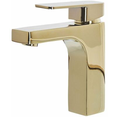 Wasserhahn Gold aus Messing Badezimmer/ Armaturen/ Badarmaturen Klassischer Wasserhahn Modernes