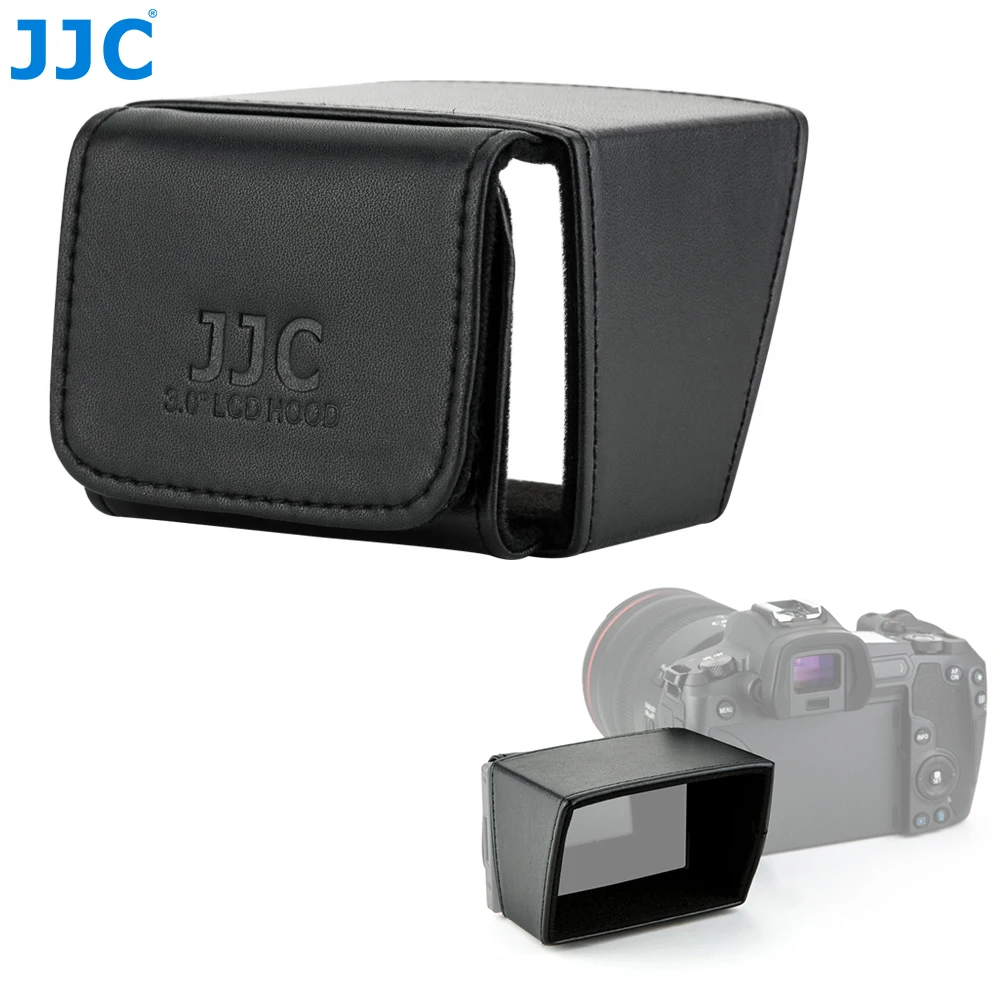 JJC 3 "caméra LCD capot 70x50mm caméscope écran pare-soleil pour Sony ZV-1 ZV-E1 A7CR Canon EOS M50 800D Fujifilm X-H2