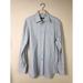 Gucci Shirts | Gucci Men’s Button Down Dress Shirt Striped | Color: Blue/White | Size: 15.5