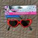 Disney Accessories | Heart Sunglasses | Color: Black/Red | Size: Osg