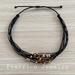 Brandy Melville Jewelry | Black & Gold Beaded Anklet | Color: Black | Size: Os