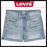 Levi's Shorts | Denizen By Levi’s High Waist Shortie | Color: Blue | Size: 24