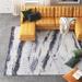 Gray/White 48 x 1.97 in Area Rug - 17 Stories Abstract Gray/Cream Area Rug Polypropylene | 48 W x 1.97 D in | Wayfair