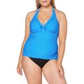 Pour Moi? Women's Hot Spots Underwired Tankini Top, Ocean, 36F