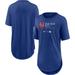 Women's Nike Royal New York Mets Authentic Collection Baseball Fashion Tri-Blend T-Shirt