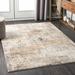 Birchgrove 7'10" x 10' Modern Cream/Light Gray/Medium Gray/Saffron/Peach/Sage/Dark Blue/Olive/Rust/Brick Red/Mustard/Navy Area Rug - Hauteloom