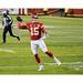 Patrick Mahomes Kansas City Chiefs Unsigned 2021 AFC Championship Action Photograph