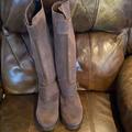 J. Crew Shoes | J Crew Brown Suede Leather 9 Boots | Color: Brown | Size: 9