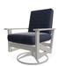 Telescope Casual Wexler Outdoor Rocking Chair w/ Cushions in Gray/Brown | 39 H x 29.5 W x 30 D in | Wayfair 5W6Y86A01