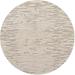 White 84 x 84 x 0.35 in Indoor Area Rug - 17 Stories Bonhill Cream Area Rug Polyester/Wool | 84 H x 84 W x 0.35 D in | Wayfair