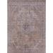 White 60 x 36 x 0.35 in Indoor Area Rug - Bungalow Rose Oriental Brown Area Rug Polyester/Wool | 60 H x 36 W x 0.35 D in | Wayfair