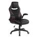 Inbox Zero Xeno Gaming Chair Faux Leather in Red/Black | 51 H x 28 W x 28 D in | Wayfair 117C91452514469B8353BECE96CF0E1A