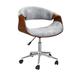 Corrigan Studio® Adjustable 360-degree Brooke-Leigh Desk Office Task Chair Upholstered, Nylon in Brown | 32.3 H x 23.6 W x 22.8 D in | Wayfair