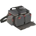 Allen Competitor Premium Molded Lockable Range Bag Internal Tote and Fold-Up Gun Mat Heather Gray/Red 16.6 in x 9 in x 11.8 in 8325