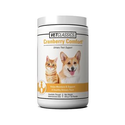 VetClassics Cranberry Comfort Urinary Tract Support Powder Dog & Cat Supplement, 1-lb bottle