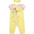 Disney Beauty and The Beast Princess Belle Baby Girls Romper & Headband Set Yellow 0-3 Months