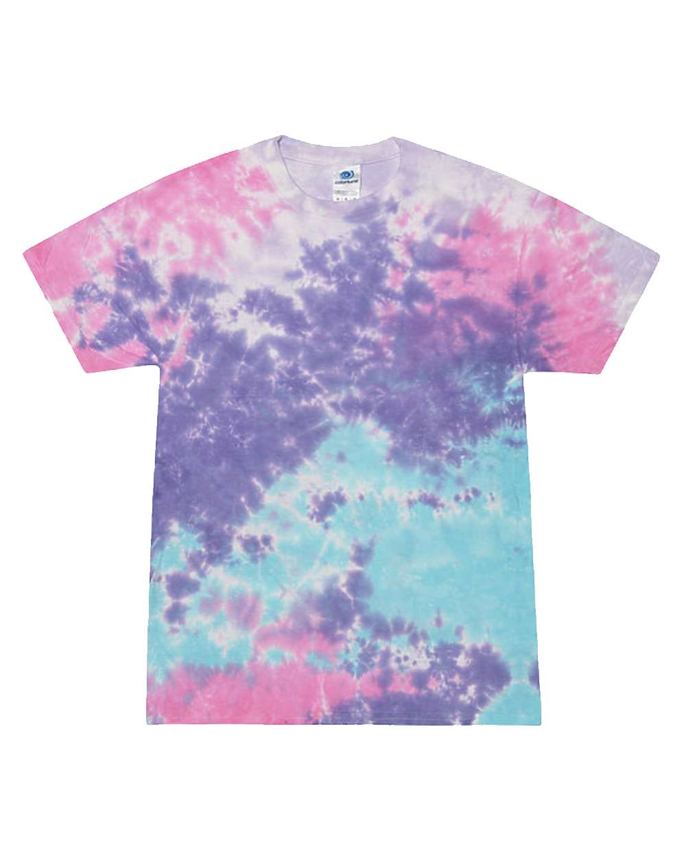 Tie-Dye CD100Y Youth Tie Dye Top in Cotton Candy size XS