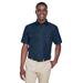 Harriton M580 Men's Key West Short-Sleeve Performance Staff Shirt in Navy Blue size XS | Polyester