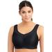 Plus Size Women's Wonderwire® High-Impact Underwire Sport Bra 9066 by Glamorise in Black (Size 40 D)