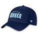 Men's Fanatics Branded Deep Sea Blue Seattle Kraken Wordmark Flex Hat