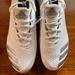 Adidas Shoes | Adidas Icon V Bounce Cleat Women's Softball White | Color: Silver/White | Size: 8.5