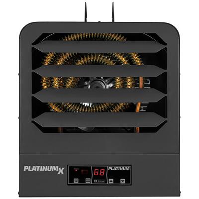 King Electric KB2412-1-PLTMX-FB PlatinumX Series Portable Unit Heater with Mounting Brackets and Fuse Block - 208/240V, 1 Phase, 12kW