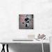 ARTCANVAS Boy Painting Pink Heart by Banksy - Wrapped Canvas Painting Print Canvas in Black/Gray/Pink | 12 H x 12 W x 0.75 D in | Wayfair