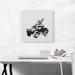 ARTCANVAS Armoured Car by Banksy - Wrapped Canvas Painting Print Canvas in Black/Blue/Pink | 18 H x 18 W x 1.5 D in | Wayfair BANKSY125-1L-18x18