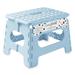 Casafield Lightweight Folding Step Stool Plastic in White | 12 W x 10 D in | Wayfair HOM-LAD-9DFS-WHT