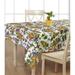 Red Barrel Studio® Floral Tablecloth Polyester in Gray/White/Yellow | 70 W x 52 D in | Wayfair 5654F90650164FF497983349154A53E6